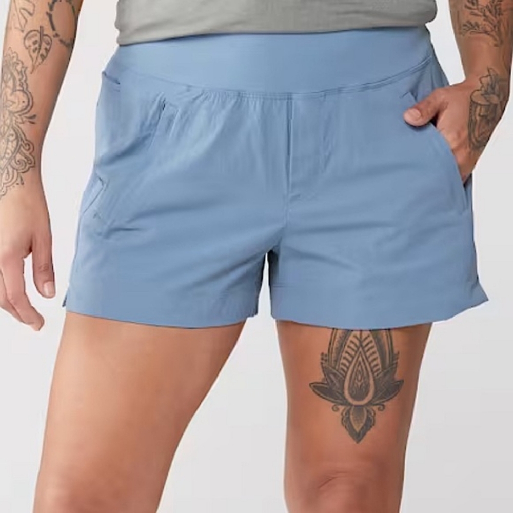 Athleta Trekkie North Shorts Blue NWT
